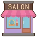 Book Appointment 3 Symbol for a hair extension store.
