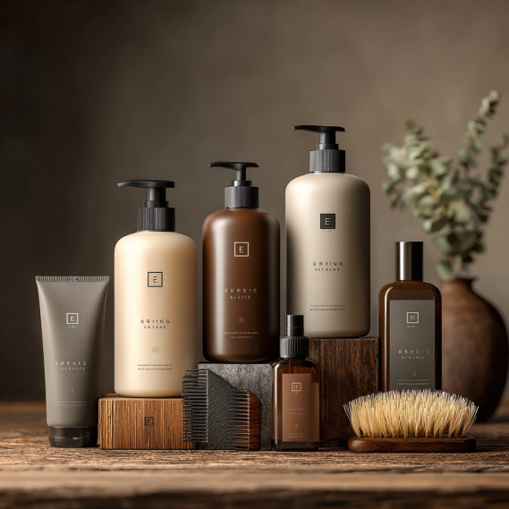 Can Hair Extensions Cause Hair Loss? The Truth You Need to Know 14 A collection of professional hair extension care products, including shampoo, conditioner, and serums, on a salon counter.
